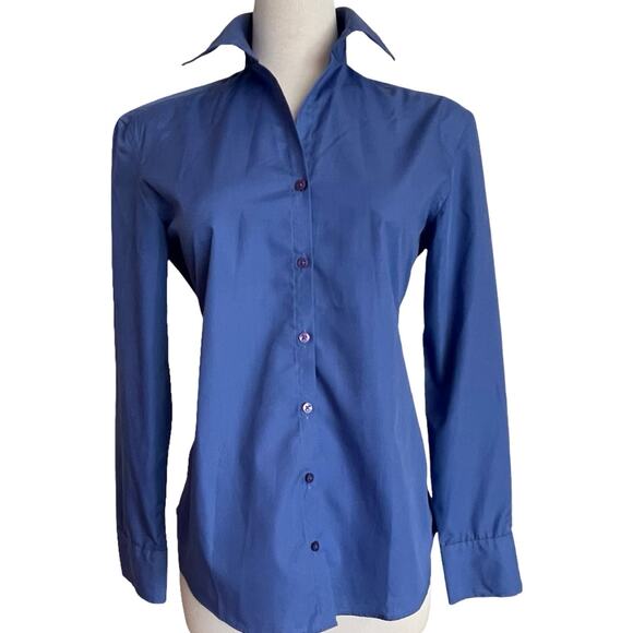 Edwards Women’s Button-Down Work Shirt Blue Size S - Picture 1 of 9